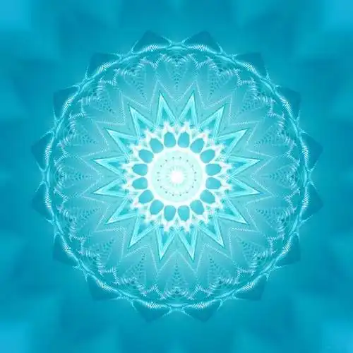 图片能量疗愈喉轮