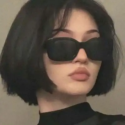 霸气高冷墨镜女神头像高清超酷的时尚墨镜头像女头高清大图