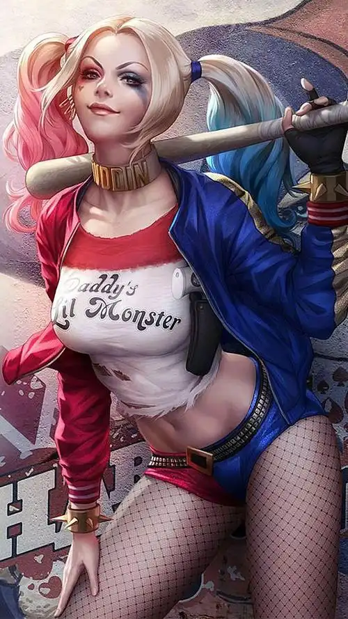 壁纸| 明星系列之小丑女哈莉·奎茵