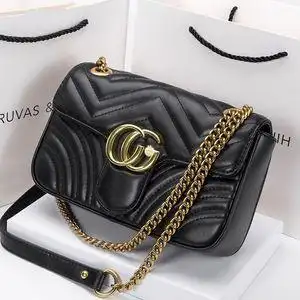 000人付款淘宝酷奇古琦香港代购包包女2021新款夏季羊皮女包小香风菱