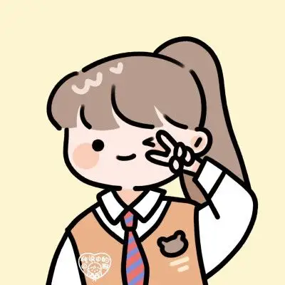 学院风手绘可爱头像传说中的耶手绘头像丨女生头像丨闺蜜头像丨团头