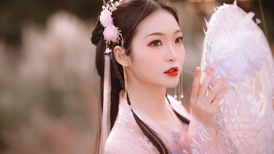 古风美女温婉唯美迷人写真,高清壁纸图片,大陆美女-回车桌面