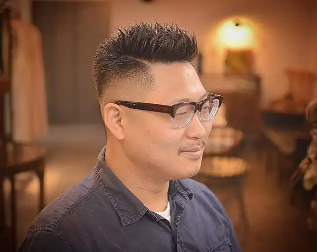 中年大叔剪这样的发型很帅