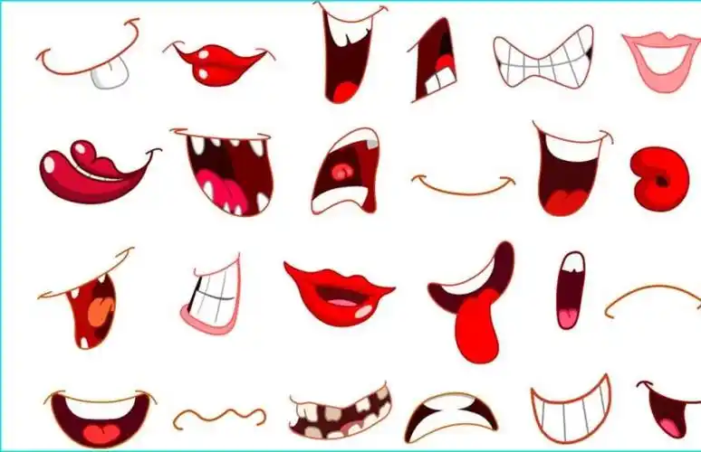 本周动漫基础班课程预告《嘴巴画法》--艺道美术