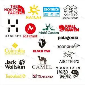 服装品牌logo贴牌标志图片 品牌北脸北面北脸标志徽章毛衣服装饰贴布