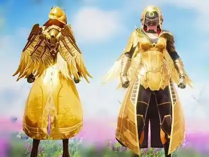 就只有他才有,两套赤羽金尊  #和平精英 #吃鸡 #游戏