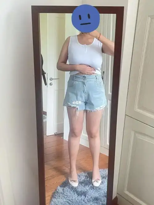 175cm150斤pdd大码牛仔短裤分享