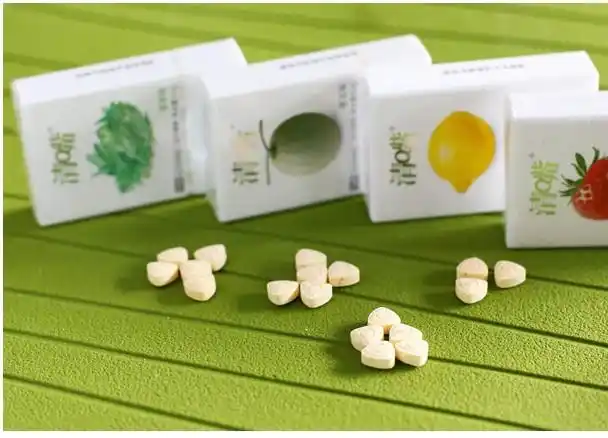 堂清嘴含片69g绿茶味1