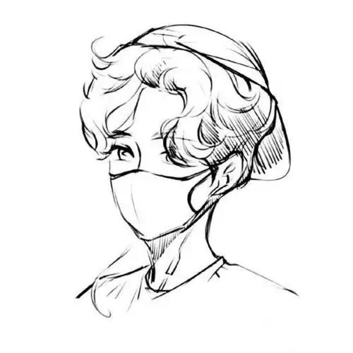 鹿晗怎么画?鹿晗简笔画法