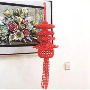 手工串珠灯笼成品图片