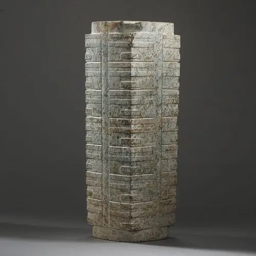 中国良渚文化玉琮 chinese liangzhu culture, jade cong