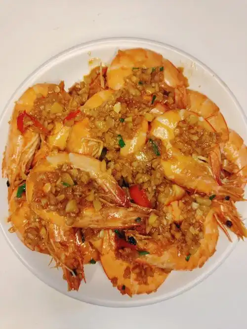 节假日来个硬菜秘制蒜蓉炒虾教程