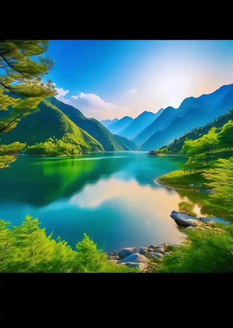 听说用山水风景当头像容易当领导会生财. #山水头像 #招财  - 抖音