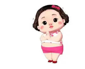 3d小女孩傲娇动态表情包 拿去吧你!