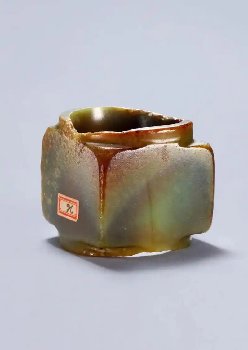 商代玉琮,沁色和老包浆极美