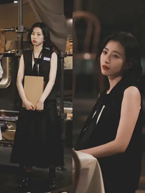 周雨彤初入职场花絮剧照撅嘴的模样好可爱