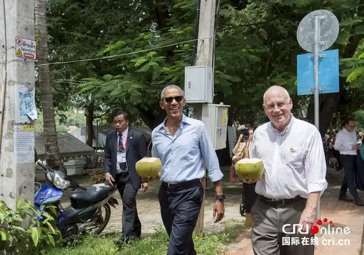 当地时间9月7日,老挝琅勃拉邦,美国总统奥巴马访问琅勃拉邦,在湄公河