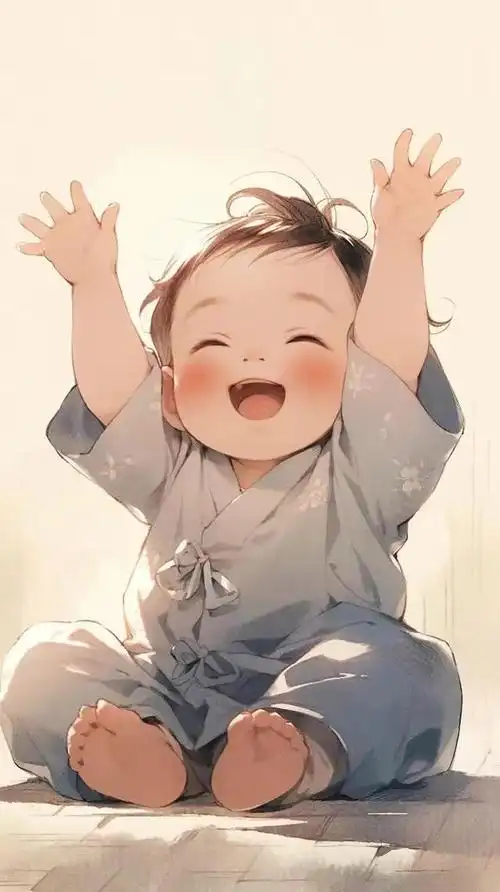 治愈壁纸,孩子们天真的笑容,是世界上最美的风景