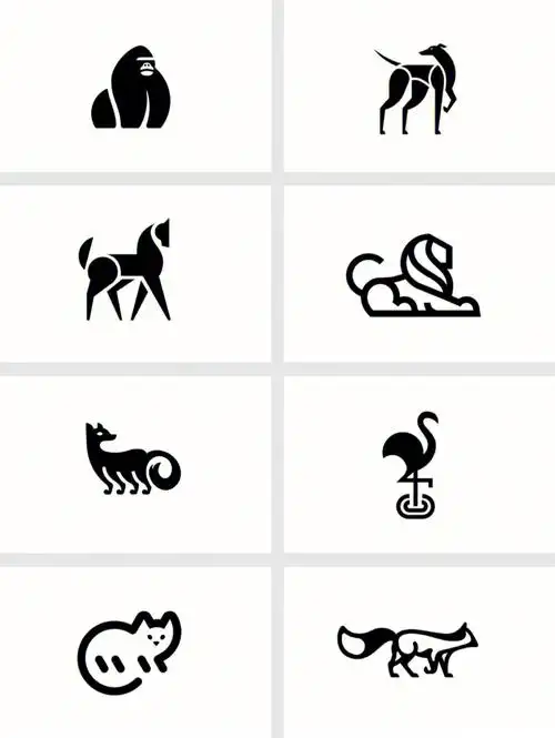 分享一组动物logo设计一起来学习吧
