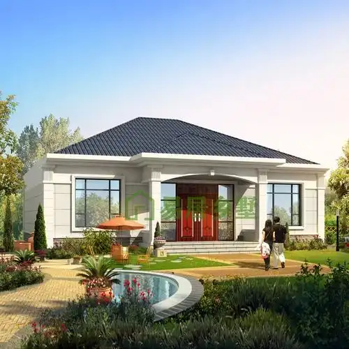 531简欧别墅设计图纸一层新农村自建房乡村养老小洋房简单经济型