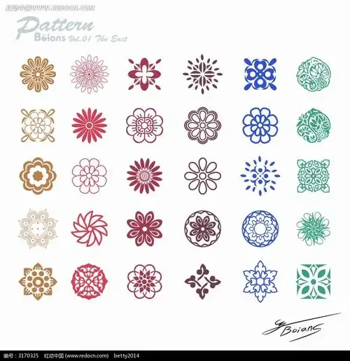 精美花纹图案