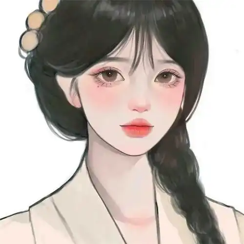 手绘温柔干净治愈系头像女 干净又治愈超好看