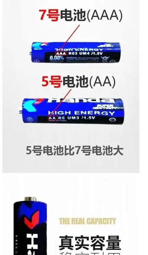 汉达5号电池7号碳性电池遥控闹钟电视空调遥控器玩具电池持久7号电池