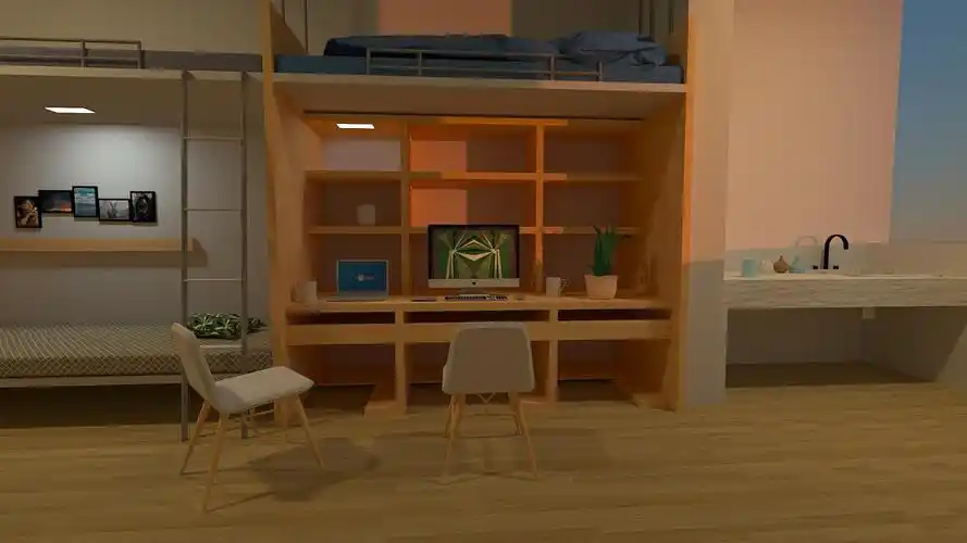 还原以前的宿舍|三维|场景|小小小普 - 原创作品 - 站酷 (zcool)