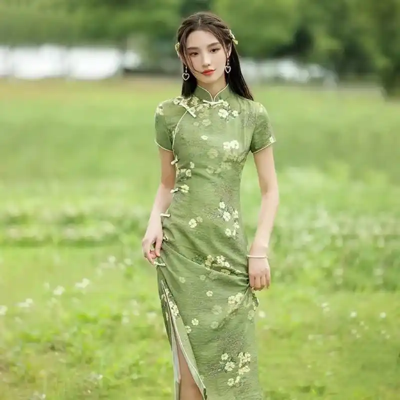 日常穿着优雅又好看的旗袍,真的很显气质