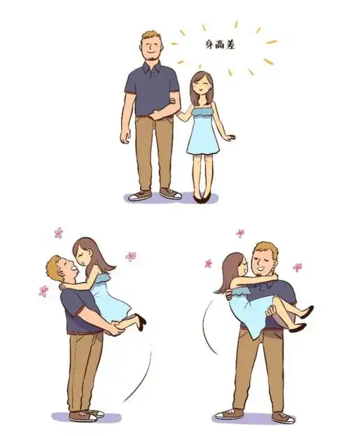 娶了身高2米的老婆是什么体验?