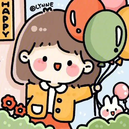 可爱女生简笔画头像