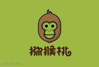 卡通猴子_标志logo设计_商标字体设计_爱标志网