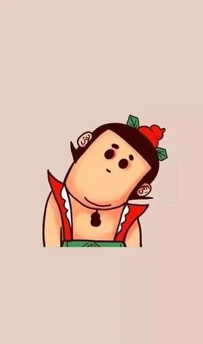 风靡一时的歪头卡通人物手机壁纸