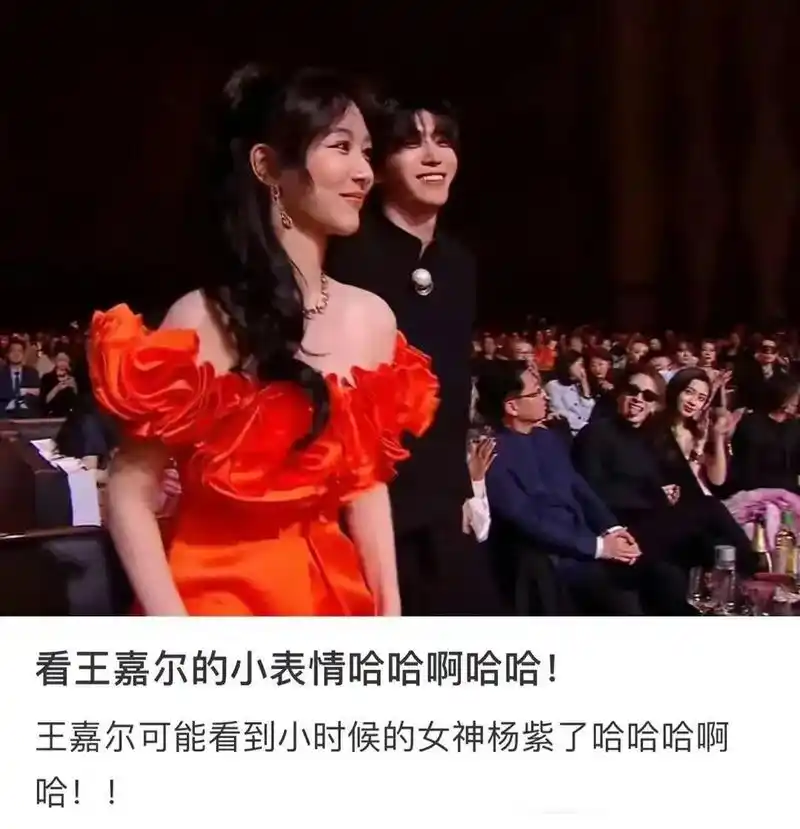 时尚芭莎晚会,当王嘉尔看到杨紫,这夸张的表情!