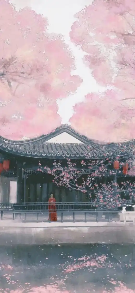 唯美古风境意背景图壁纸 676767