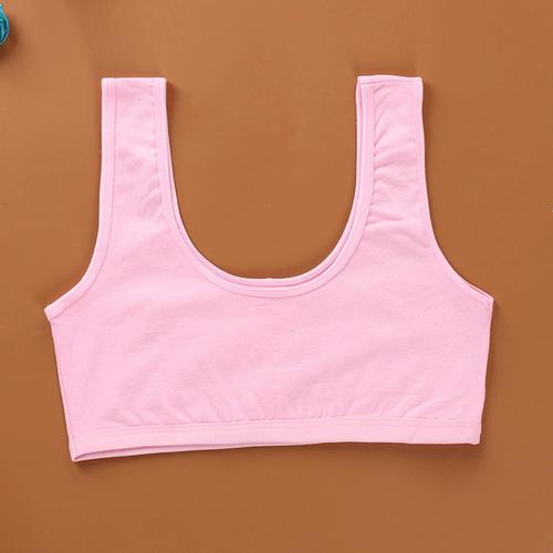 纯棉内衣少女文胸小学生11发育期大童小背心女孩912岁女童10儿童