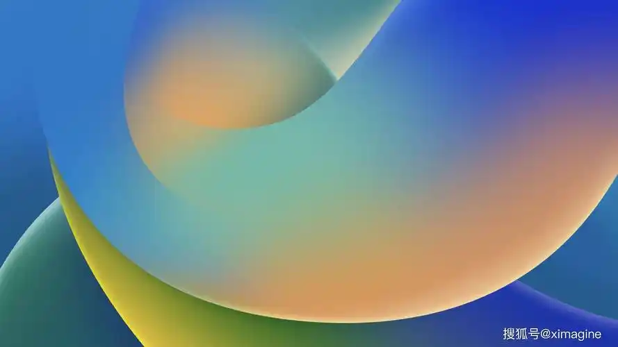 荒岛-iphone 14 pro 内置 4k 壁纸 抽象派的艺术概念点缀苹果手机