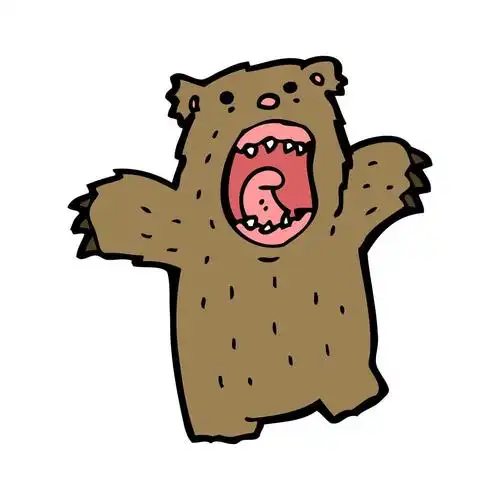 咆哮的熊卡通,咆哮的熊卡通