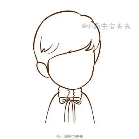 简笔画教程张艺兴 q 版二月红简笔画张艺兴 张艺兴二月红 老