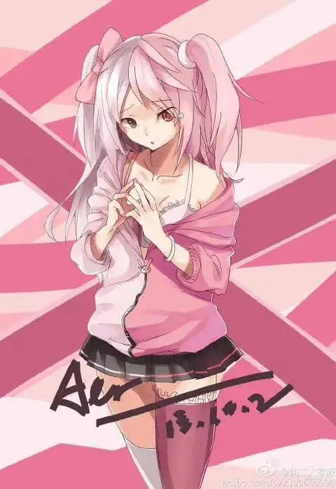 展开全部 这是弹丸论破的莫诺美的拟人化