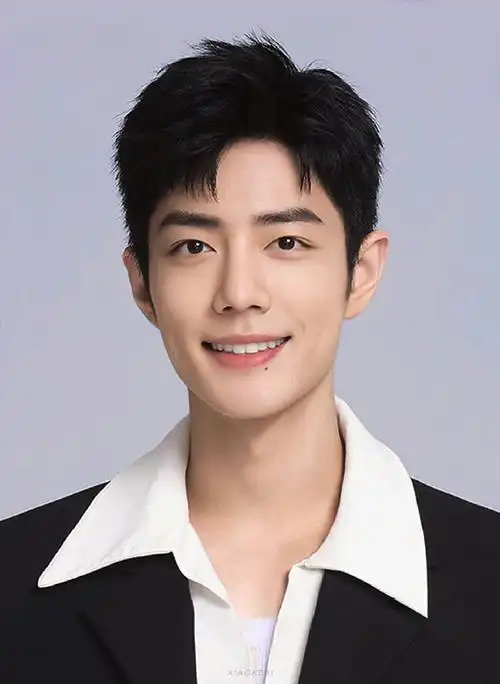 模版#央美认证的大帅哥一枚呀好想和肖战一起拍证件照969907