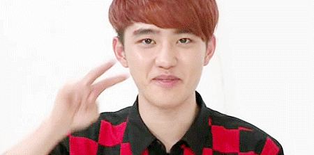 都暻秀exod.o耶开心卖萌gif动图_动态图_表情包下载_soogif