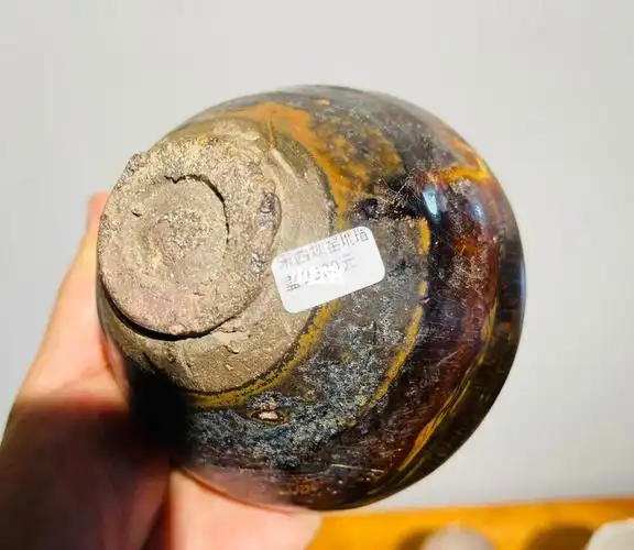 宋代西坝窑  #玳瑁盏  #宋代建盏  #宋代老盏  #宋盏后重新做釉,大漆