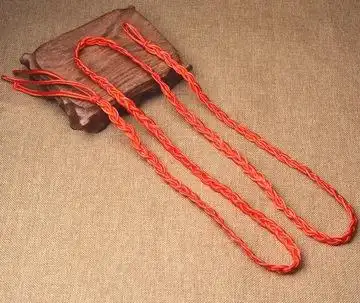 民族风手工编织端午红绳本命年转运红腰带中国风男女结缘绳编腰链