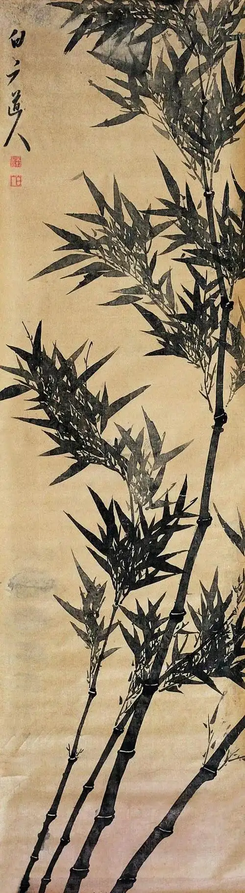 竹子国画作品欣赏