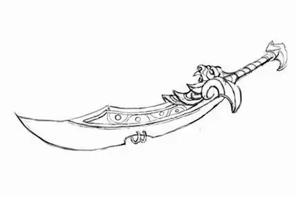 兵器简笔画图片古代兵器画法儿童简笔画图片大全幼儿简笔画兵器刀剑简