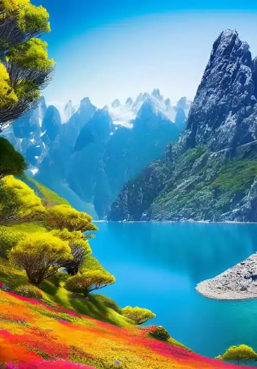 清新唯美,山水相依,美景如画