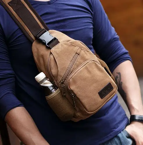 斜挎包男士胸包