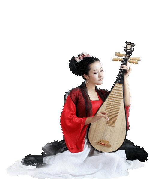 抠取动态人物素材图《弹琴 跳舞》