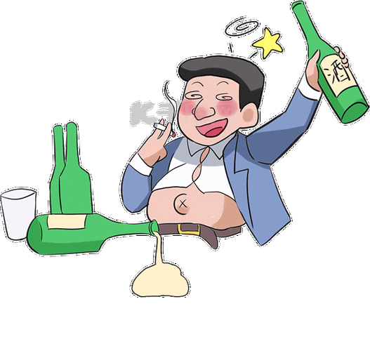 现代人亚健康酗酒喝酒喝醉
